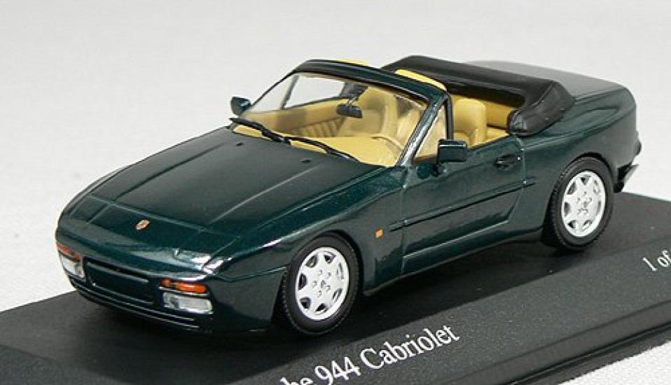 

Minichamps Porsche 944 Кабриолет 1991 (зеленый) 1/43 зелёный
