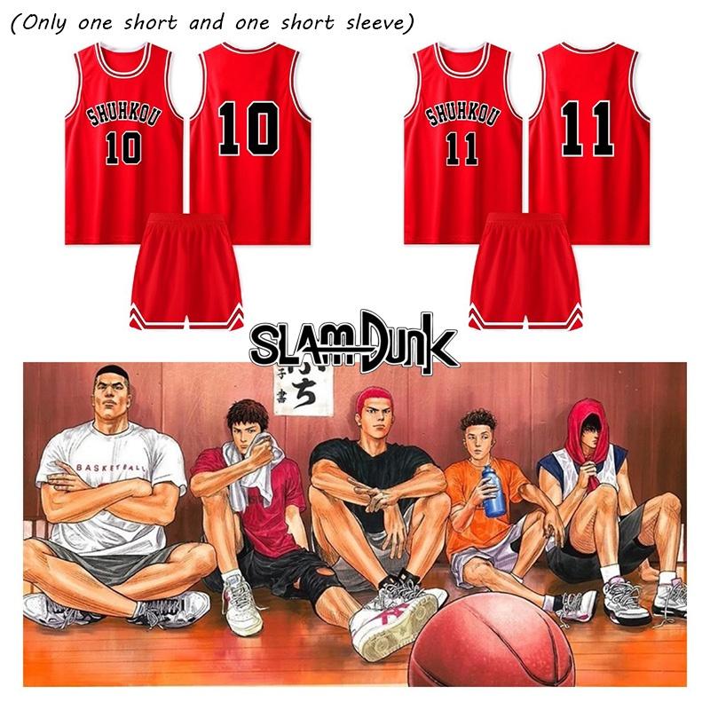 Slam Dunk Cosplay Costume Sakuragi Hanamichi, Rukawa Kaede, S-xxxl