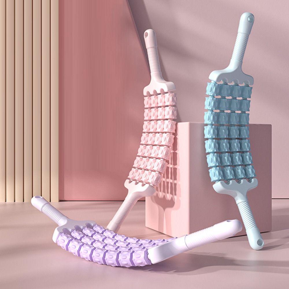 Bastão Massageador Muscular Curvo Treino Sensorial Bastão de Fáscia para Treino Relaxamento Muscular Corpo