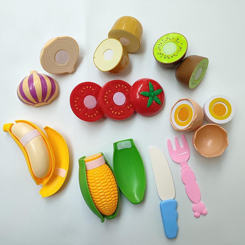 Cross-Border Kids' Pretend Play Fruit & Veggie Cutting Toy for Early Education