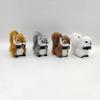 Perfect 1Pcs Fake Animal Christmas Table Decoration Mini Artificial Squirrel Figurines Miniatures Plush Simulation Squirrel Ornaments