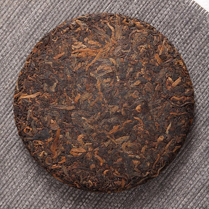 Yunnan Pu'er Tea 2018 Menghai Ripe Moisturizing Cake Big Tree Small Cake 100g