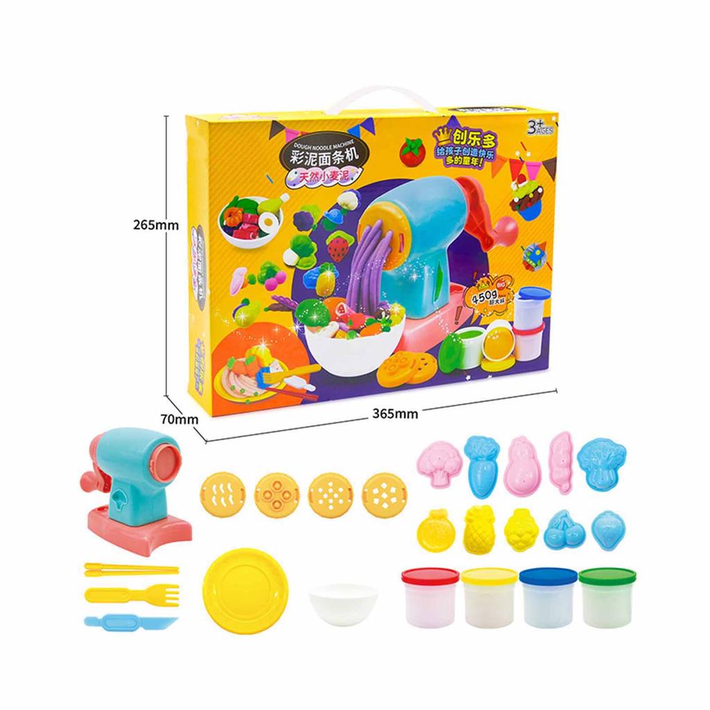 Play Dough Set Color Dough Toy Food Grade Non Toxic Play Clay Mold Set for Children Dough Noodle