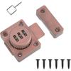 Punch-free Drawer Password Lock Latch Indoor Cabinet Door Lock Cabinet Password Lock Drawer Push-pull Double-open Wardrobe Lock
