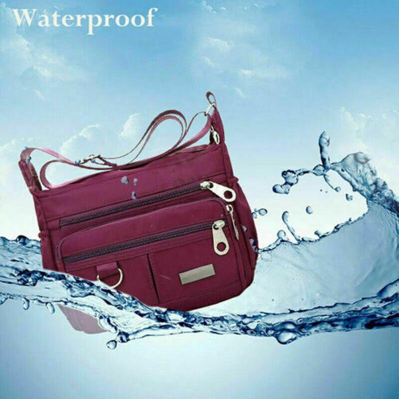 LADIES MESSENGER CROSS BODY ჩანთა SHOULDER TRAVEL HOLIDAY Handbag SHOWERPROOF