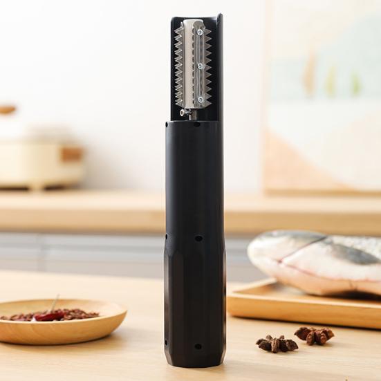 Cordless Electric Fish Scaler Rechargeable Stainless Steel Descaler Handheld Portable Coconut Grater Peeler Shredder Fish Prep Tool