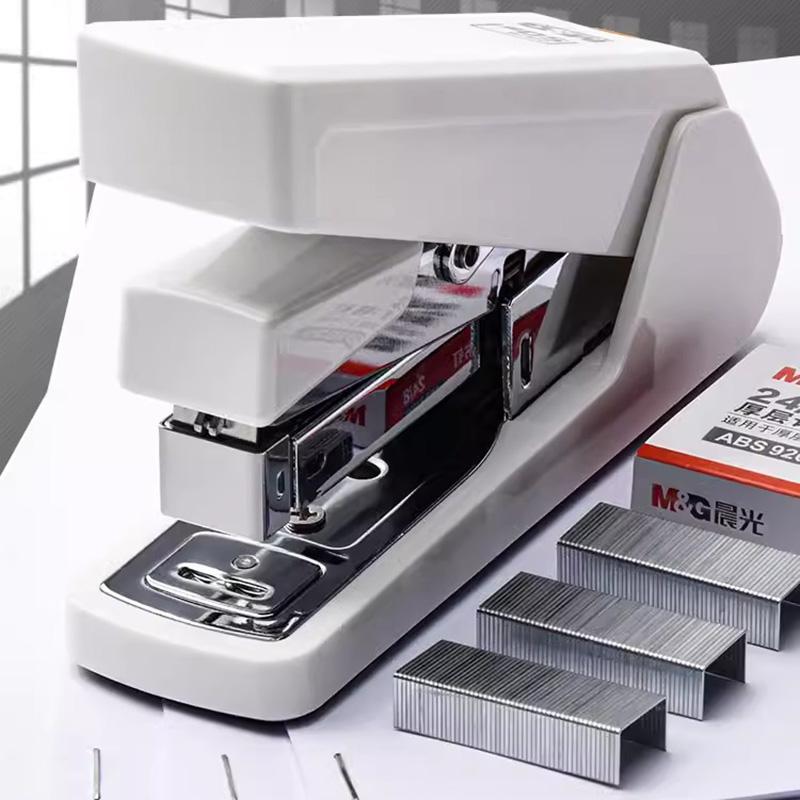 Portable 50/70 Sheets Effortless Staplers Paper Book Binding Stapling Machine School Office Supplies Stationery Accessories