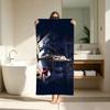 Sci-fi Mystery Anime UN-GO Towel Microfiber soft Beach Towel for Travel Fitness Sauna Bathing Camping