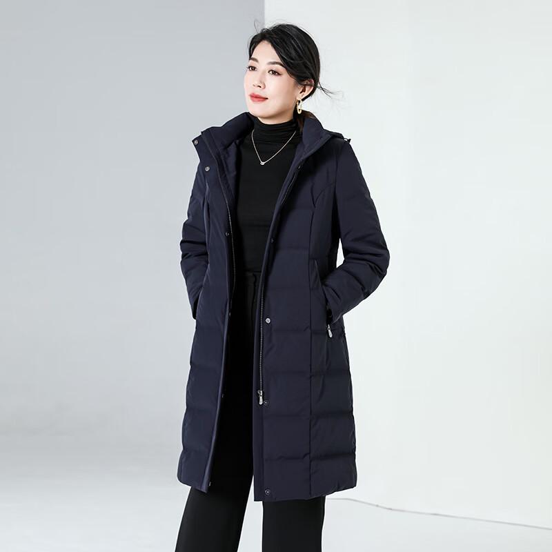 

KASEYE Unisex Mid-length Hooded Down Jacket S