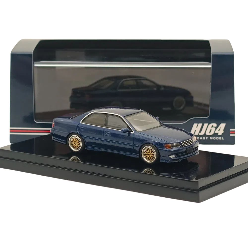 Hobby HJ 1/64 for CHASER TOURER V (JZX100) 1998 JDM STYLE Diecast Model Car Miniature Limited Collection Toy Vehicle Models