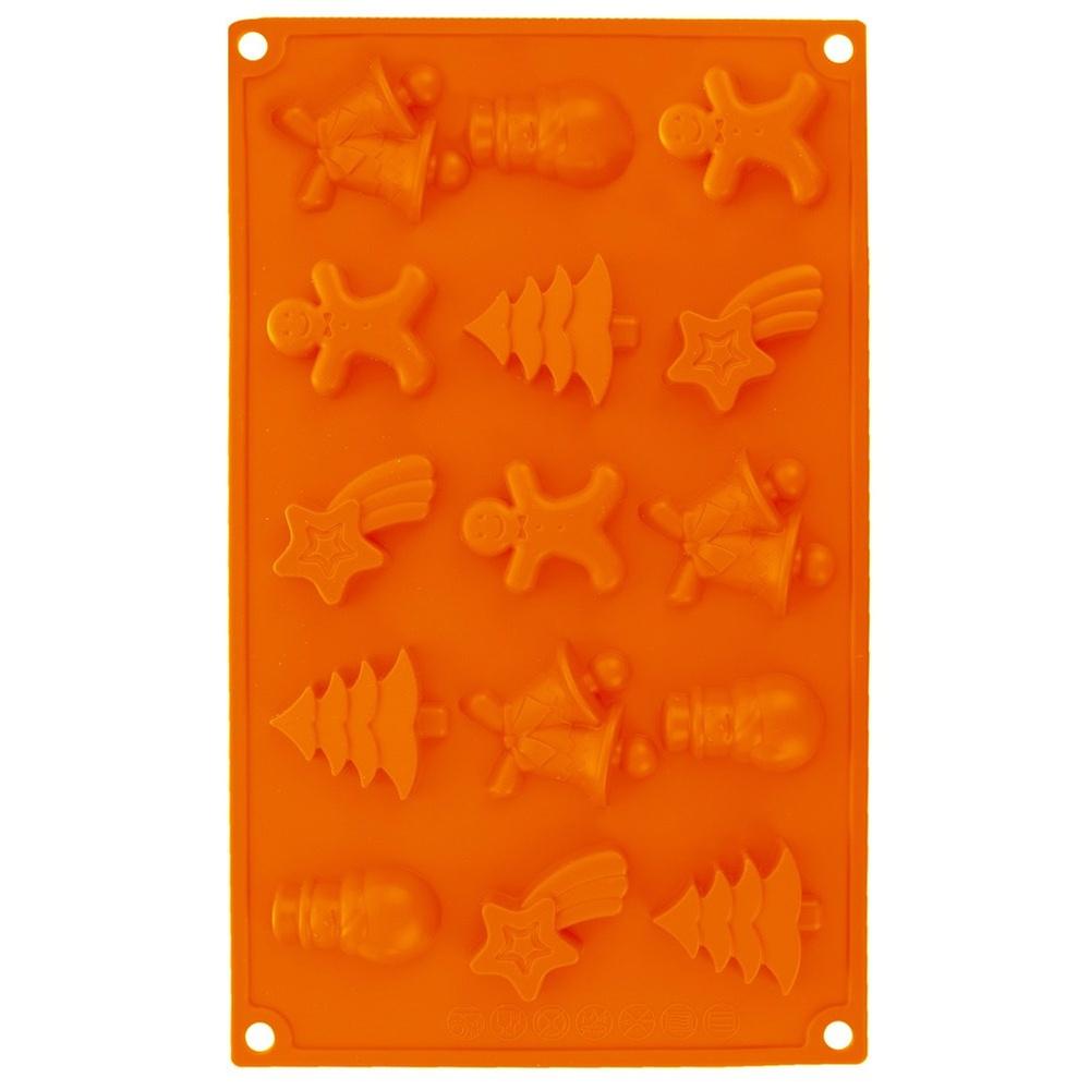 Brown silicone Christmas cookie cutter SILLINIE
