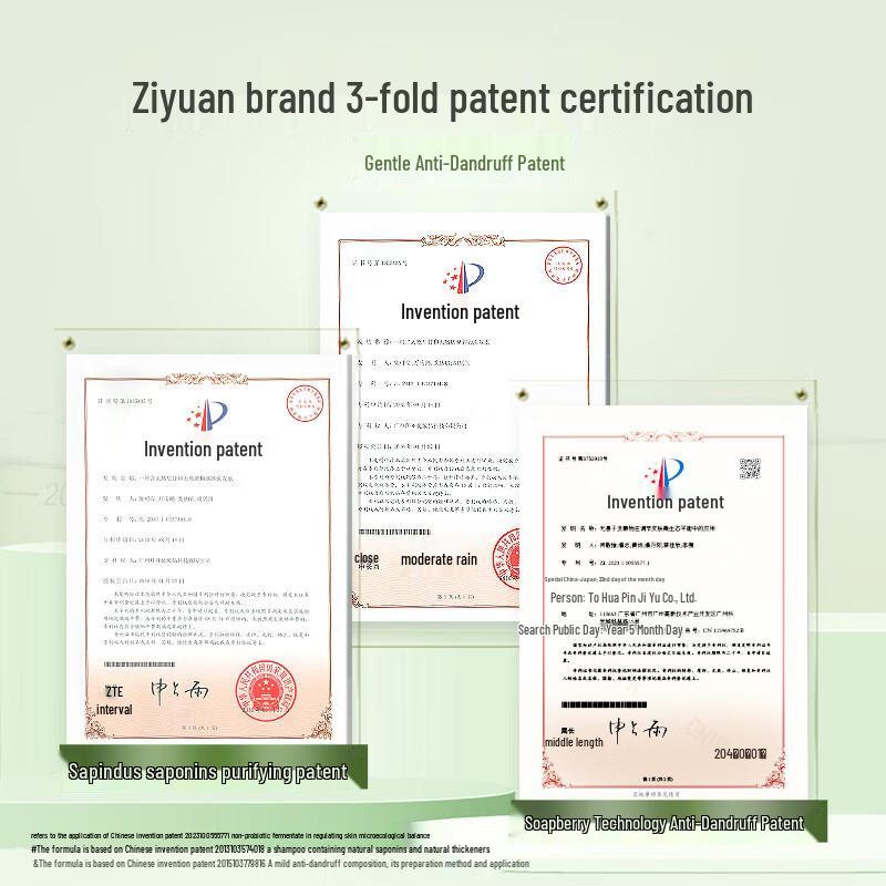 Ziyuan Sapindus Ölkontrolle & Volumen Shampoo