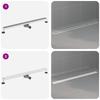 2 in 1 Shower Drain with 360 degrees  Siphon Silver 100 cm Stainless Steel 304