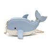 Kawaii Animal Round Crossbody Bag With Zipper Closure For Street Style