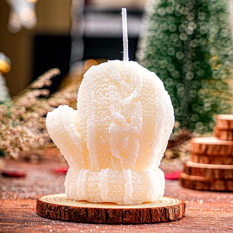 Christmas Tree-Shaped Scented Candle Ornament for Festive Decor