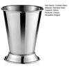 Cocktail Glass Stainless Steel Julep Cups 400ml Reusable Southern-style Wine Glass Elegant Metal Drinkware for Home Bar