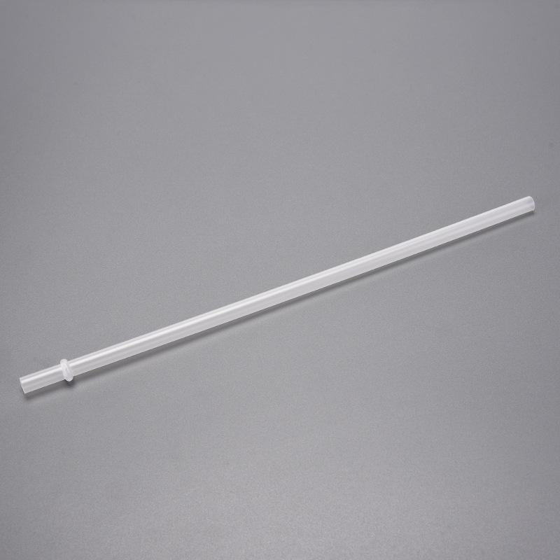 7Mm Aperture Straw 37 Color Solid Color Plastic Cup Accessories Pp Straw Non-Disposable Straw With Ring