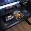 Tappetino Mouse Grande Personalizzato Cristiano Ronaldo, Stampa Testo Nome Personalizzato, Tappetino Scrivania Antiscivolo Logo Calcio Regalo Gaming