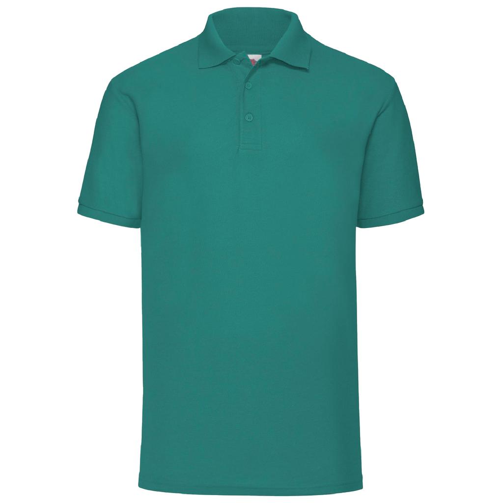 FRUIT OF THE LOOM Mens 65/35 Pique Short Sleeve Polo Shirt