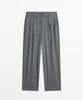 Masimodutti Relaxed Fit Pintuck Cool Wool Pants