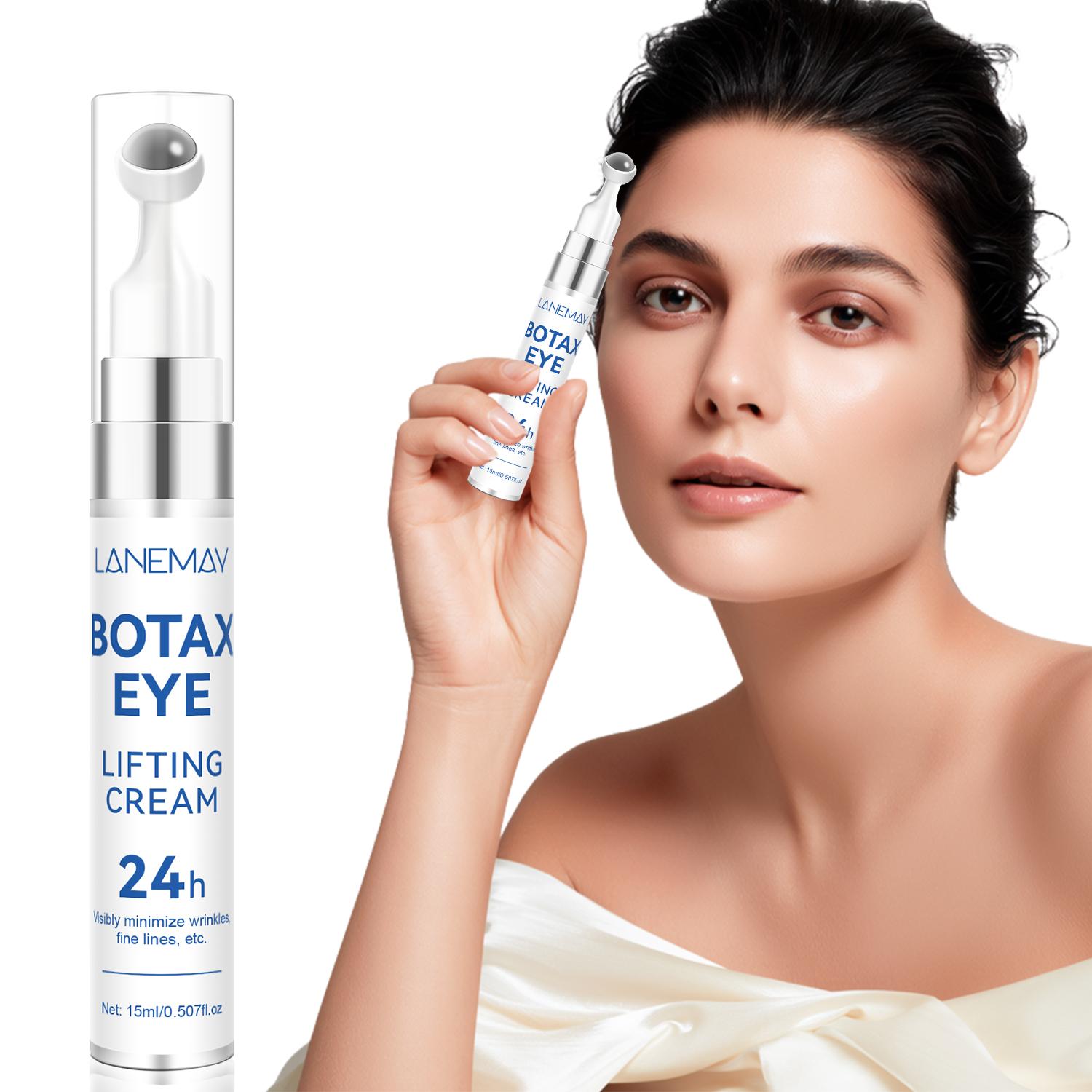 Botax Крем-лифтинг для глаз 24 часа. Видимо сокращает морщины, мелкие морщинки. Легкий, увлажняющий, нежирный. 15 мл