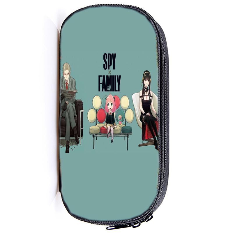 Spy X Family Pencil Case Anya Forger Multifunction Pencil Pouch School Supplies Pen Case Stationery Pencilcase