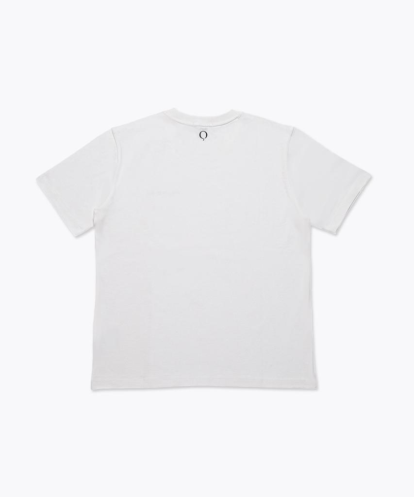 Ballongbeullanglaipeu Basic Round Tee - White