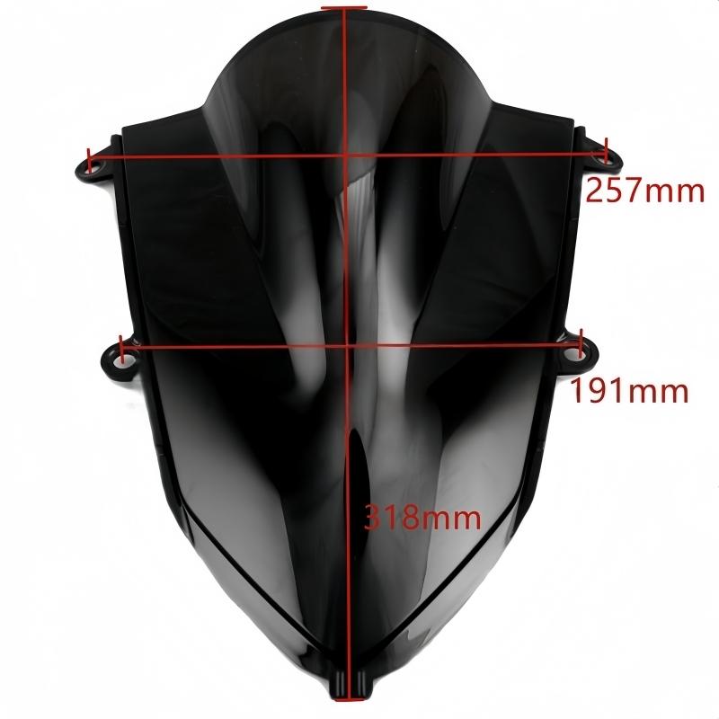 Motorcycle windshield front windshield front fairing deflector Air Reflector for Honda CBR 400 500 R CBR400R CBR500R -