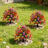 Artificial Flowers for Outdoors UV Resistant with Ground Stakes Realistic Fake Plants for Garden Yard Patio Porch Wedding Party