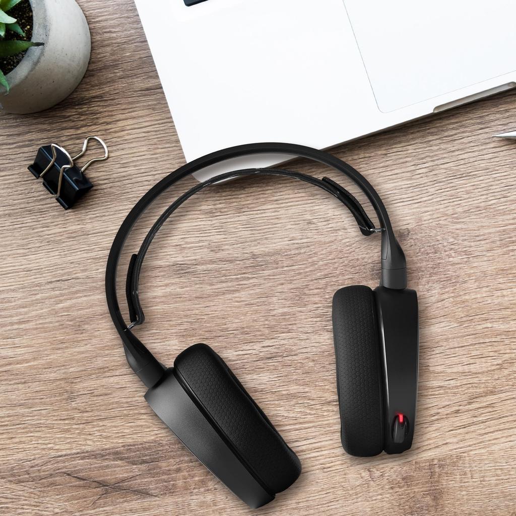 kwmobile Headband Cover Compatible with SteelSeries Arctis 3 Arctis 5 Headband Replacement Protector / - Black/Gray