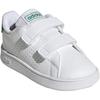 Adidas Neo ADVANTAGE Slip Resistant Abrasion Resistant Low top Toddler Shoes White Green Infant And Toddler GW6500