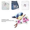 10pcs Bright Colors Embroidery Patches Bird Flower Style Sew On Patches Iron On Patches  For Clothes