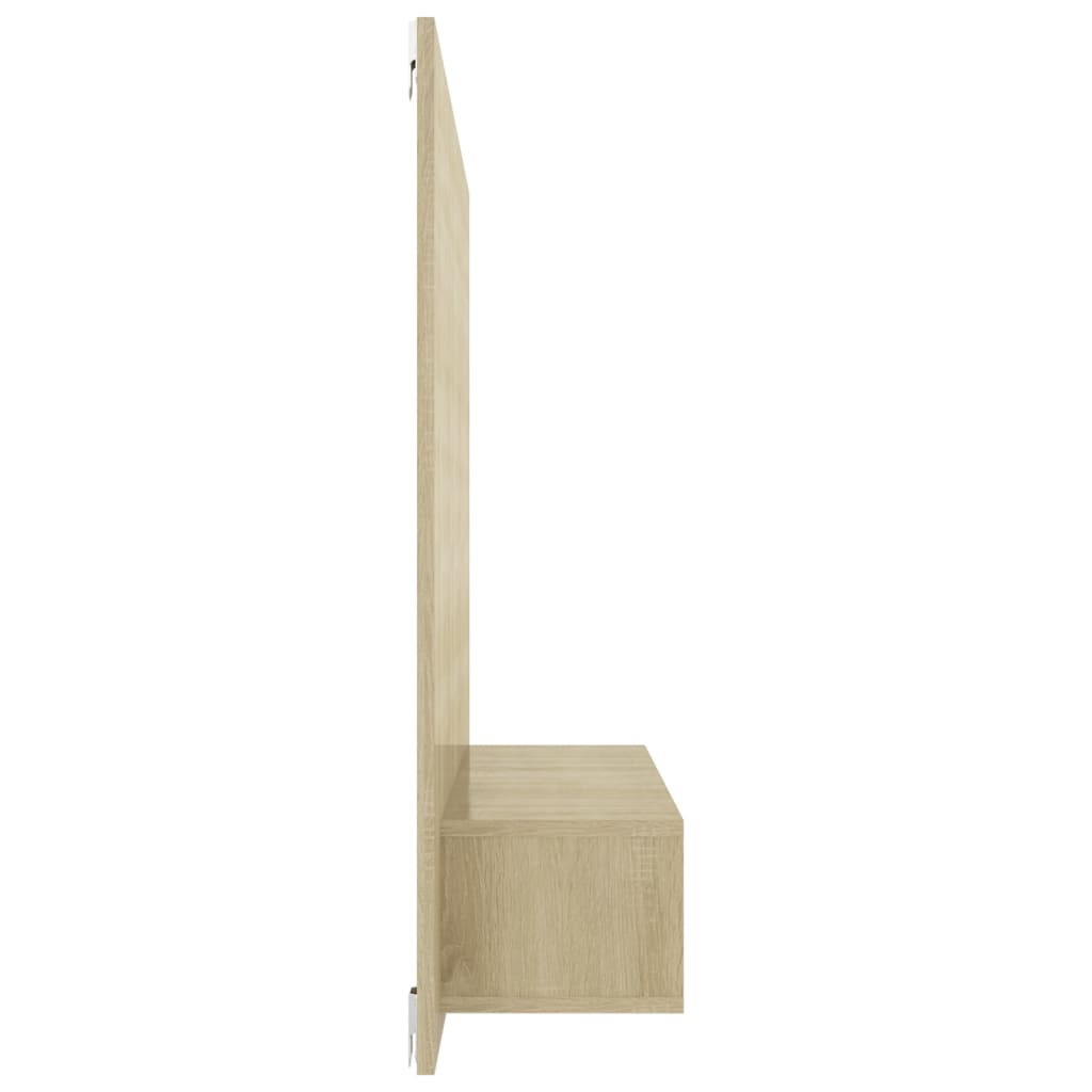 TV Wall Cabinet Sonoma Oak 120 x 23.5 x 90 cm Particleboard