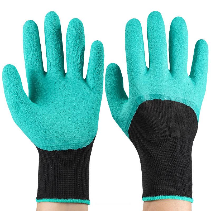 1 Pair Work Gloves Garden Gloves With Claws for Women And Men Both Hands Gardening Garden Glove Yard Work Safe Glove for Digging