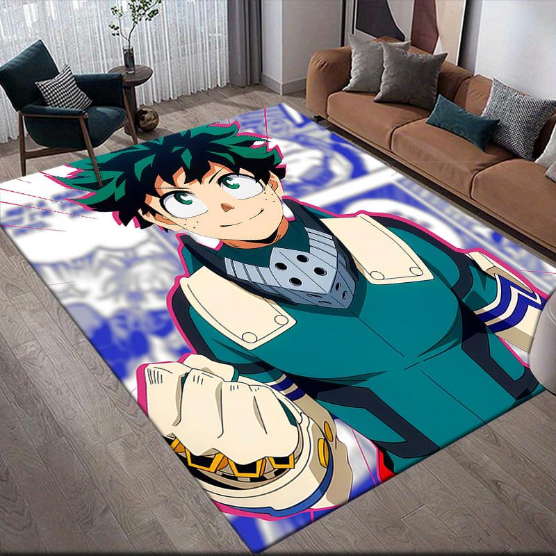My Hero Academia Midoriya Solo Anti-Slip Rug, Rectangular Carpet for Living Room, Sofa & Bedroom