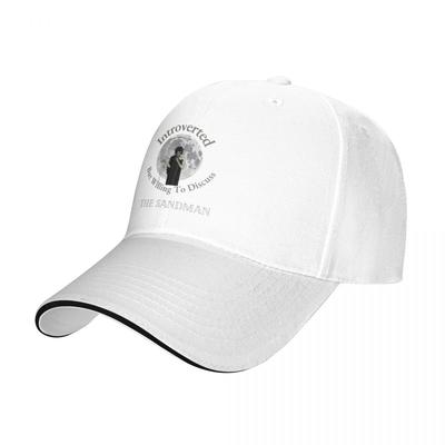 Introverted But Willing To Discuss The Sandman Cap Baseball Cap Hat Man for the Sun New In the Hat Women's Hat Unisex's
