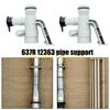 L8RE Pipe Bracket & Air Valves Set Adjustable for Water Circulation Ground Pool