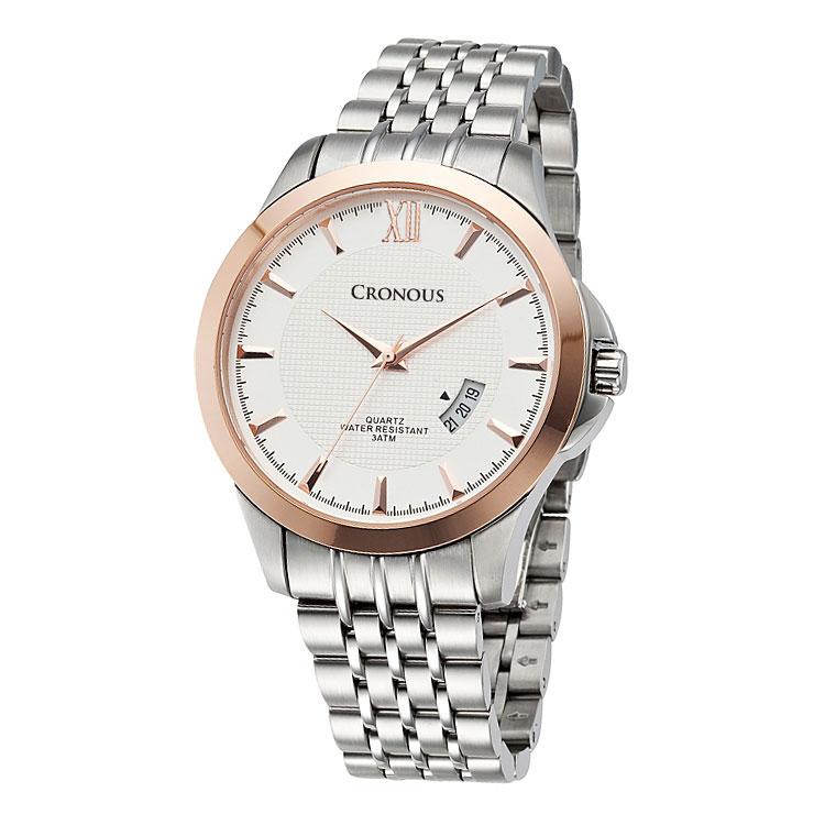 Keulonoseu Crd33007B-Rgwt M Men'S Metal Watch