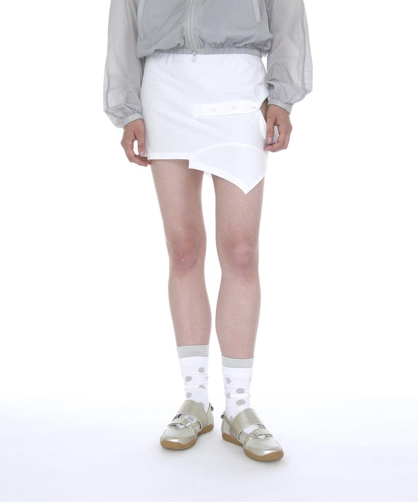 Partimento Woman Reworked Polo Mini Skirt_White