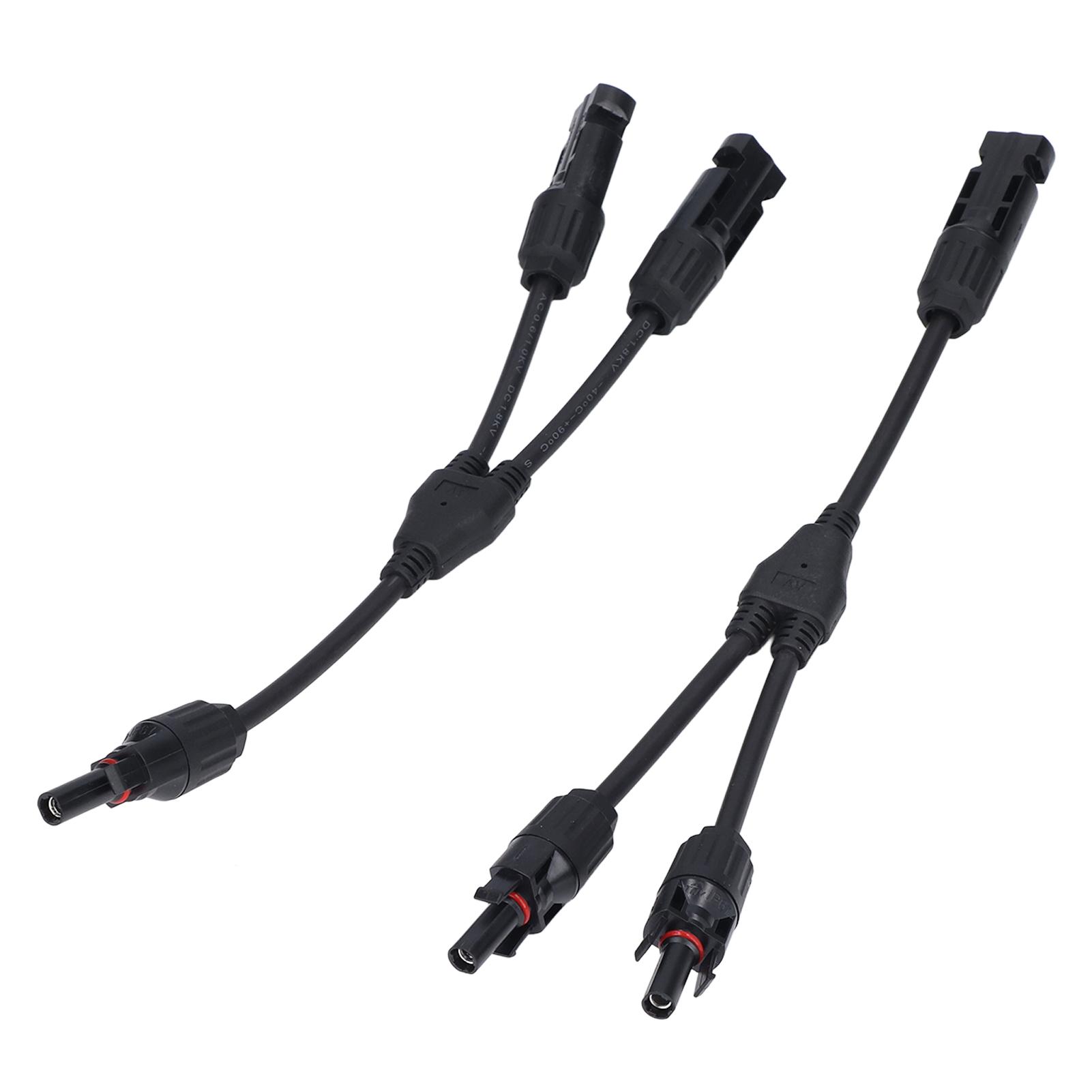 

Y-образный параллельный адаптер, латунный PPO, 3-контактный разъем для солнечной батареи, разъемы для панелей аккумуляторов 2 в 1, 1000 В