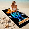 1PC Custom Name "Six Seven Pixel Fun" Beach Towel Highly Absorbent And Sand-Resistant Towel for Swimming, Pool, Yoga, And Travel Lightweight