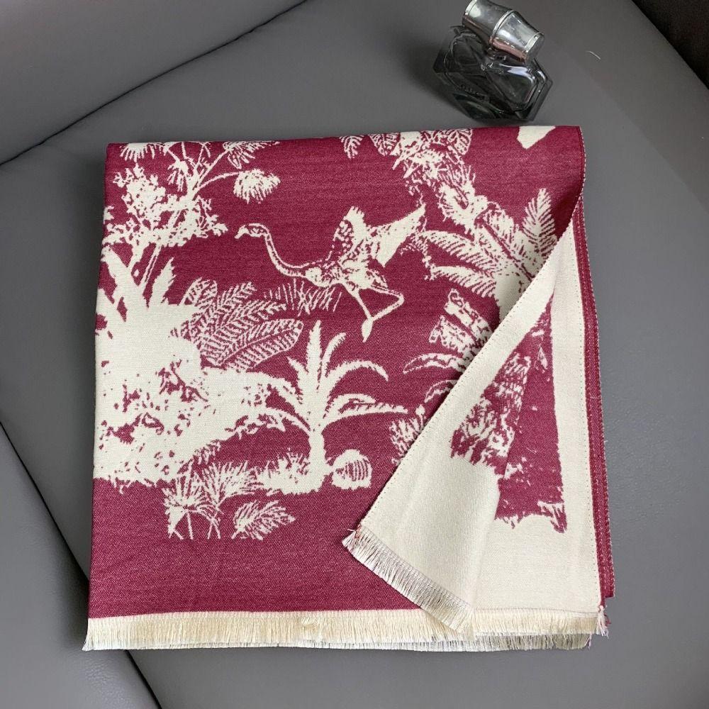 Bohemia Ethnic Style Scarf Printing Winter Tassel Scarves Imitation Cashmere Shawl  Autumn Winter