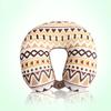 U Shape Travel Pillow With Printed Design For Adults Comfort And Support