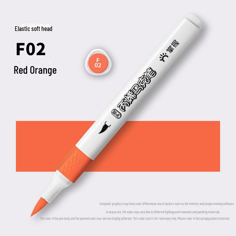 Student Acrylic Marker with Soft Tip, Non-Transparent, Stackable, Choose Complementary Colors