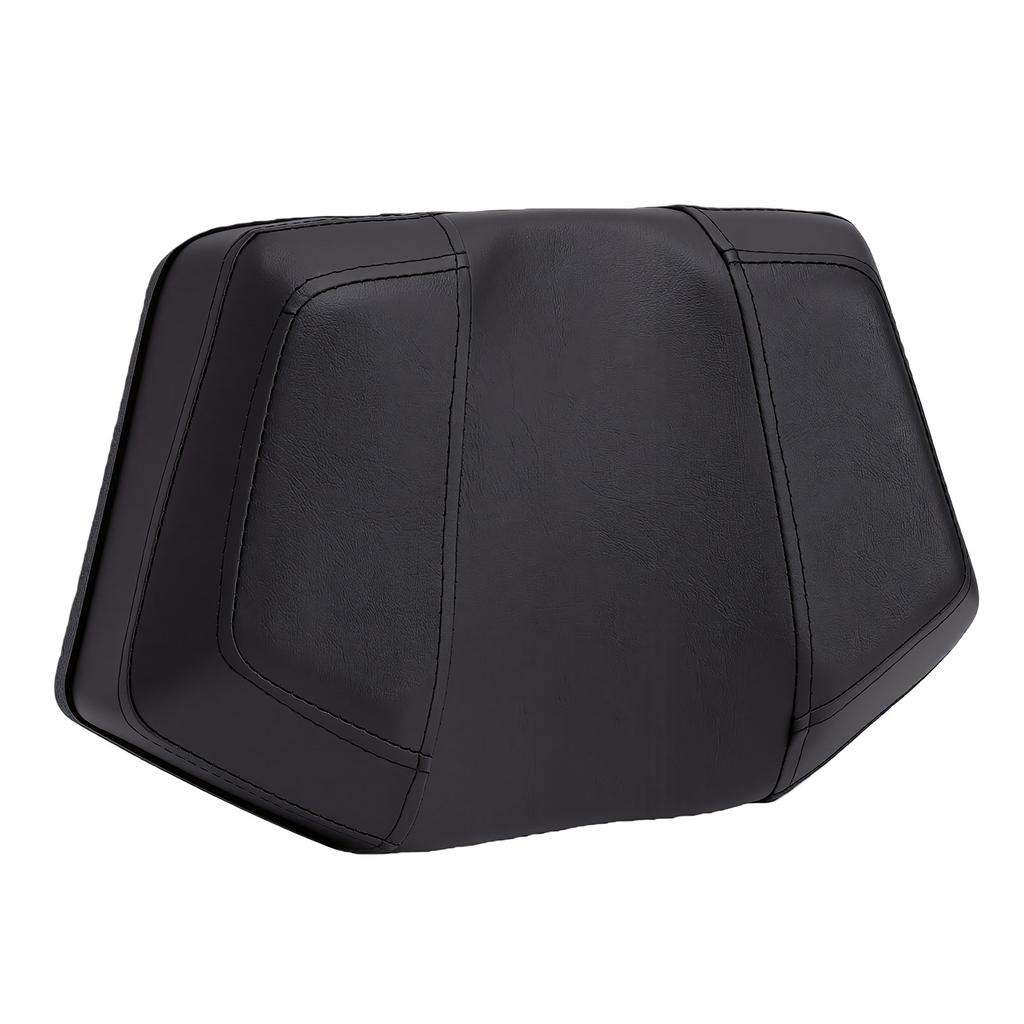 ATV Rear Seat Backrest Soft PU Leather Black Universal Passenger Back Support For ATV Scooter Cruiser Moped