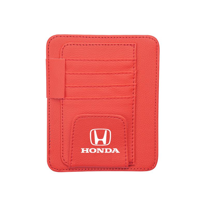 Car Visor Storage Bag ID Card Glasses Organized Clip For Honda Civic Accord Fit Jazz Pilot CRV Odyssey Passport City Shuttle HRV