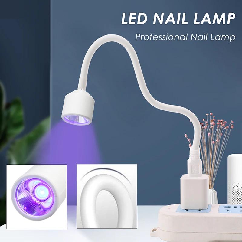 Mini vysoušeč nehtů UV LED lampa na nehty Skládací USB vytvrzovací světla Stolní lampa na gel lak na nehty Quick Dry Sušička na nehty Manikúra