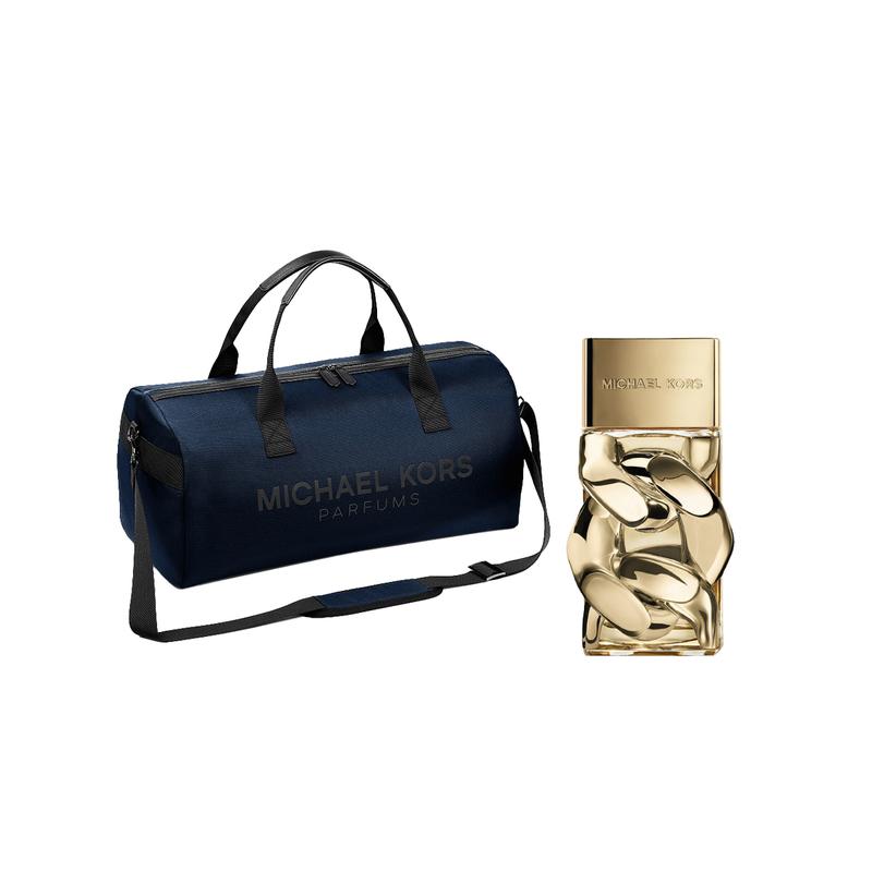 MICHAEL KORS Набор женских духов Love Chain EDP с дорожной сумкой 30 мл коричневый