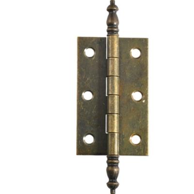 Ferro Nuovo Stile Cinese Cerniere Pieghevoli Durevoli Testa a Corona Bronzo Cerniera Vintage Facile da Installare Scatole di Legno