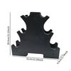 Dumbbell Rack Storage Shelf Portable 3 Tiers Organizer Weight Holder for Home Gym